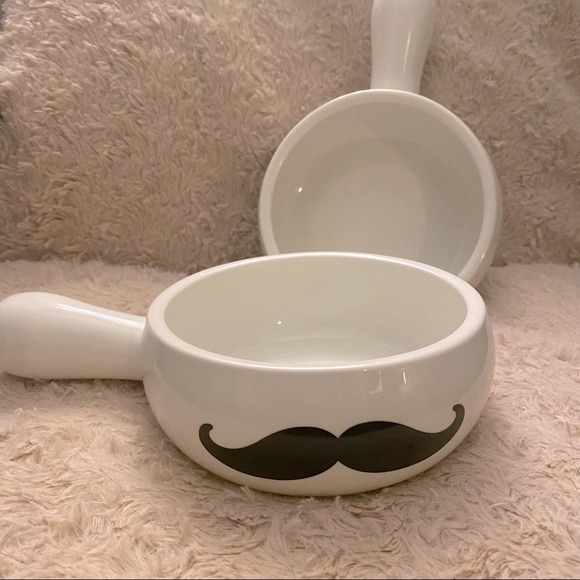 Moustache Soup Bowls 🥸 - Picture 1 of 2